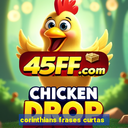 corinthians frases curtas